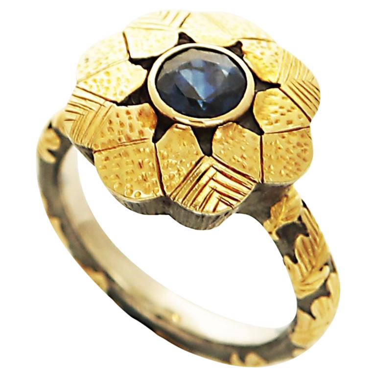 Antique Inspired Kyanite Ring
