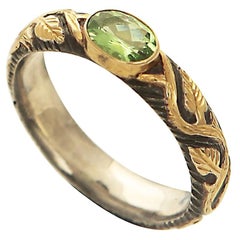 Bague péridot d'inspiration antique
