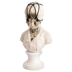 Antique Intervened Porcelain Bust, Untitled #9. Los Infortunios de la Verdad