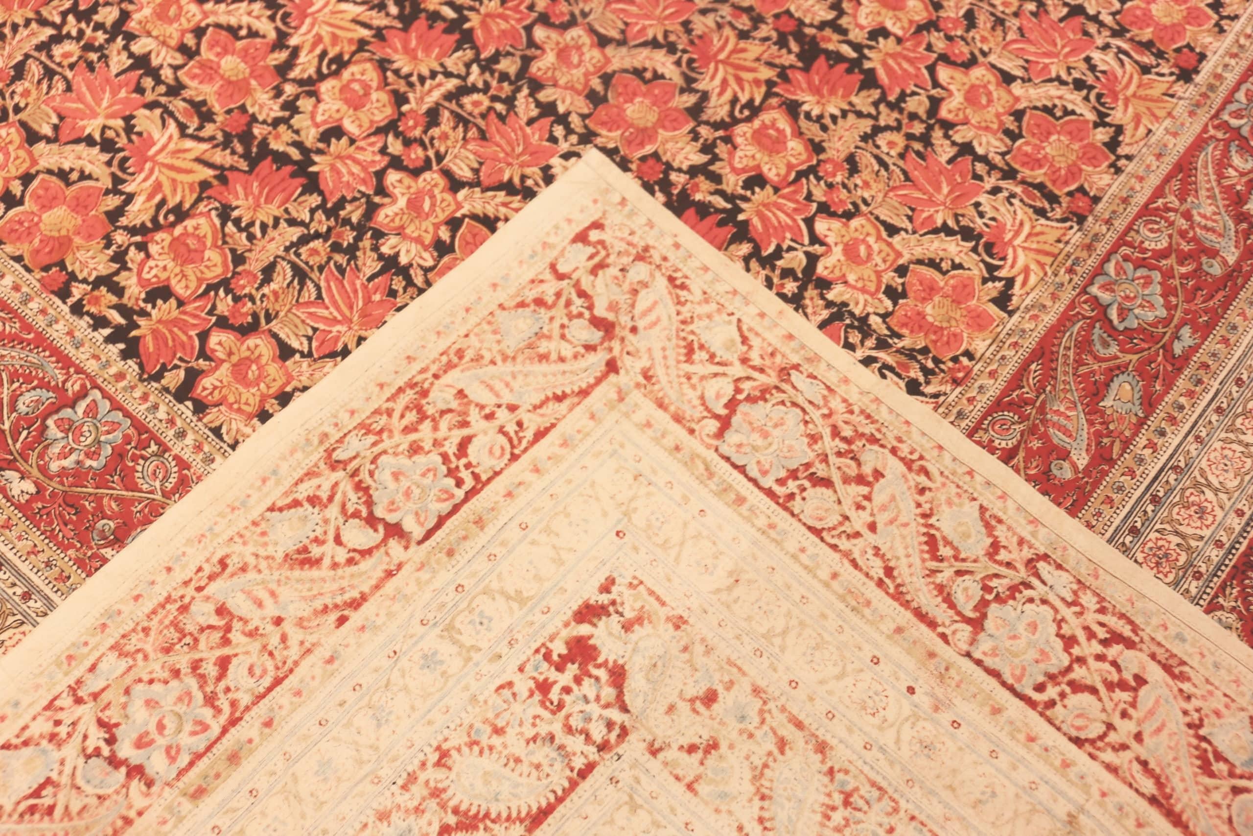 Eine aufwendig gestaltete schöne und fein gewebte antike Persian Floral Design Textil, Land / Herkunft: Persien, CIRCA / Webdatum: 1920