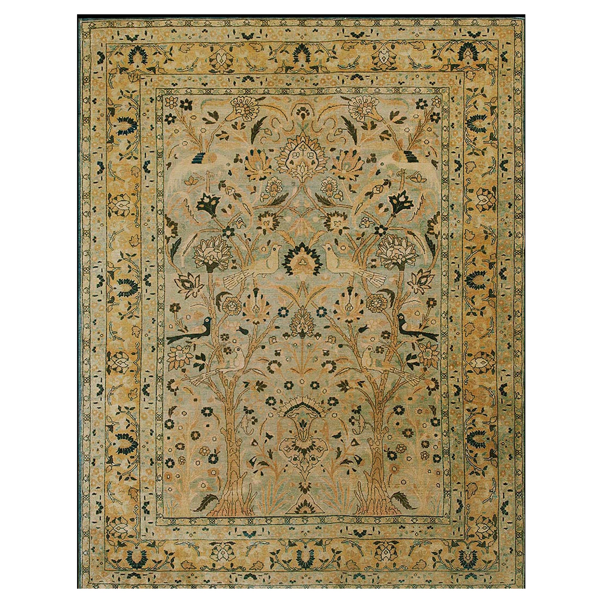 Anfang des 20. Jahrhunderts N.E. Persischer Khorassan- Moud-Teppich ( 9'3" x 12' - 282 x 366)