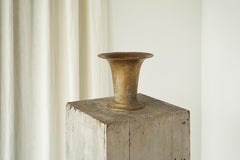 Antique Intricately Decorated Vase in Hand Chased Copper