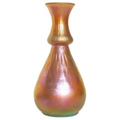 Antique Iridescent Steuben Aurene Vase