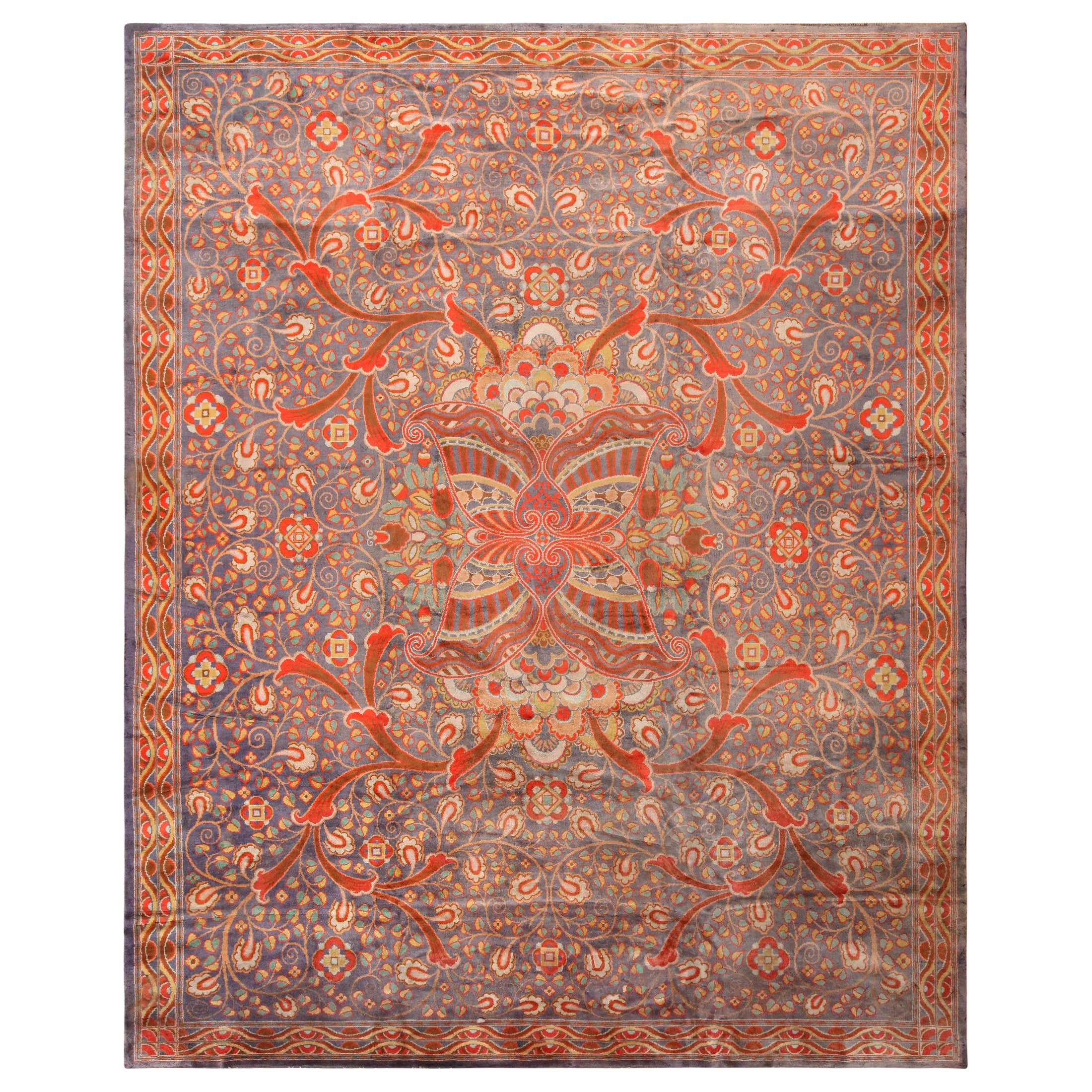 Antiker irischer Arts and Crafts-Teppich. 13 ft x 16 ft 2 in