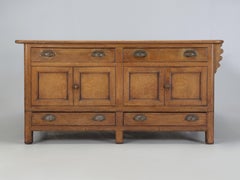 Antique Irish Bakery Counter Repurposed to Kitchen Island 1890's Original Finish