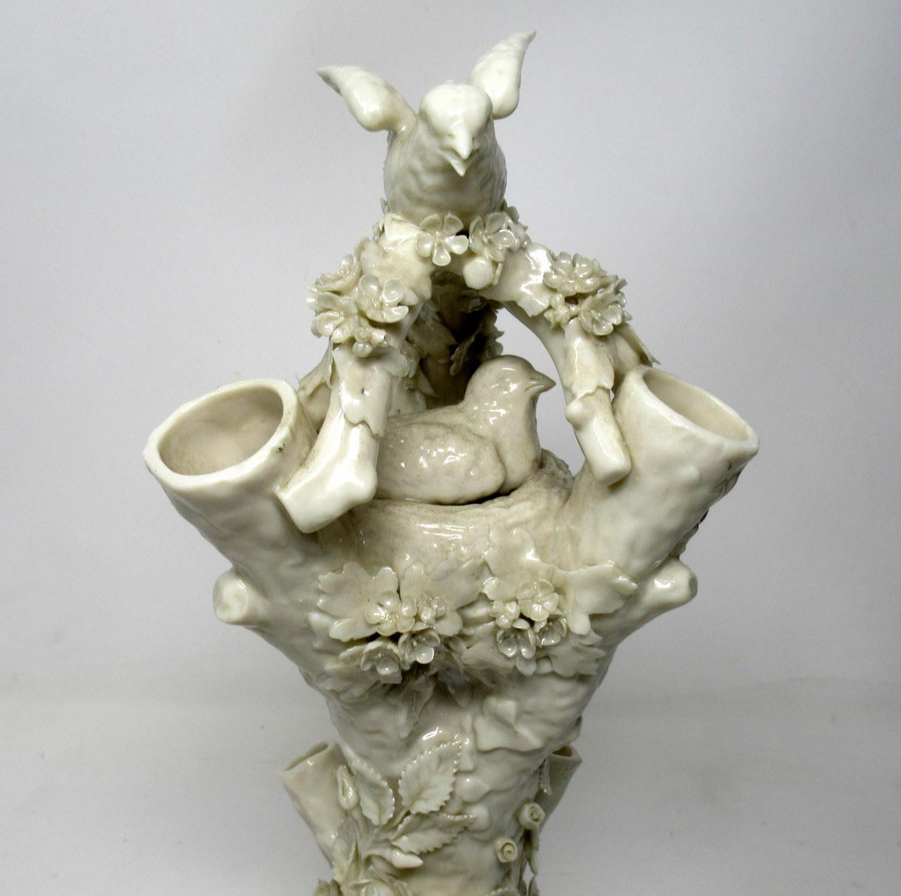bird stump vase