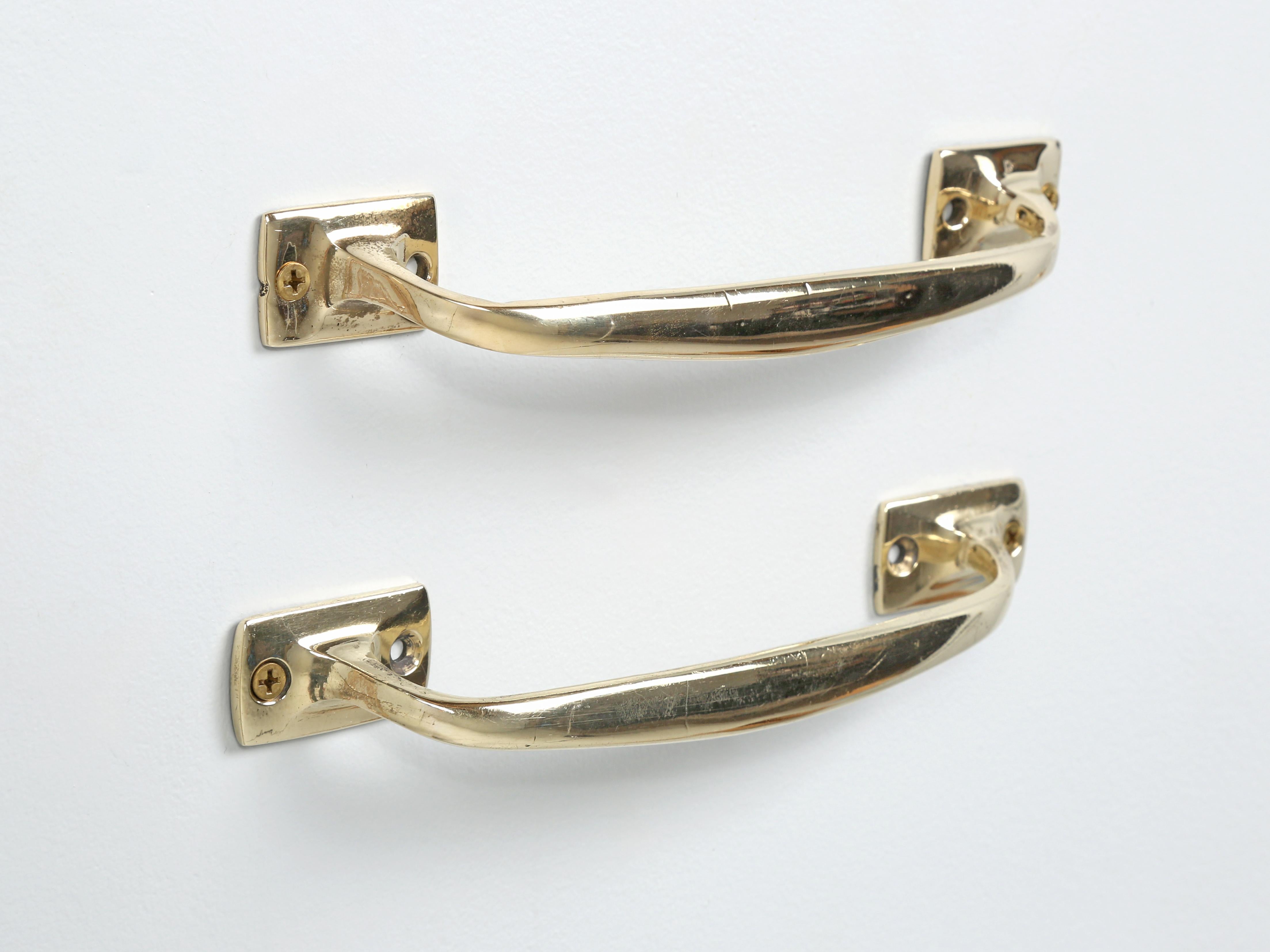 Cast Antique Irish Bronze Drawer Handles from the Late Victorian Period For Sale