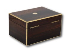 Antique Irish Coromandel Jewellery Box by Austin of Dublin