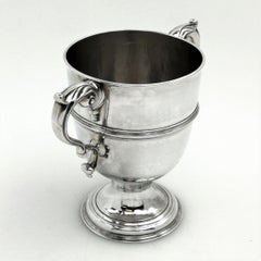 Antique Irish George III Georgian Silver Loving Cup / Goblet Cork Ireland