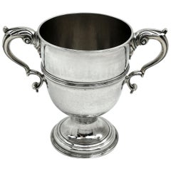 Antique Irish George III Georgian Silver Loving Cup / Goblet Cork Ireland