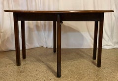 Antique Irish George III Mahogany Drop-Leaf Table