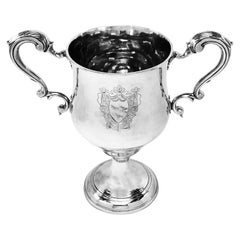 Antique Irish Georgian Sterling Silver Two Handled Cup Dublin, Ireland 1769