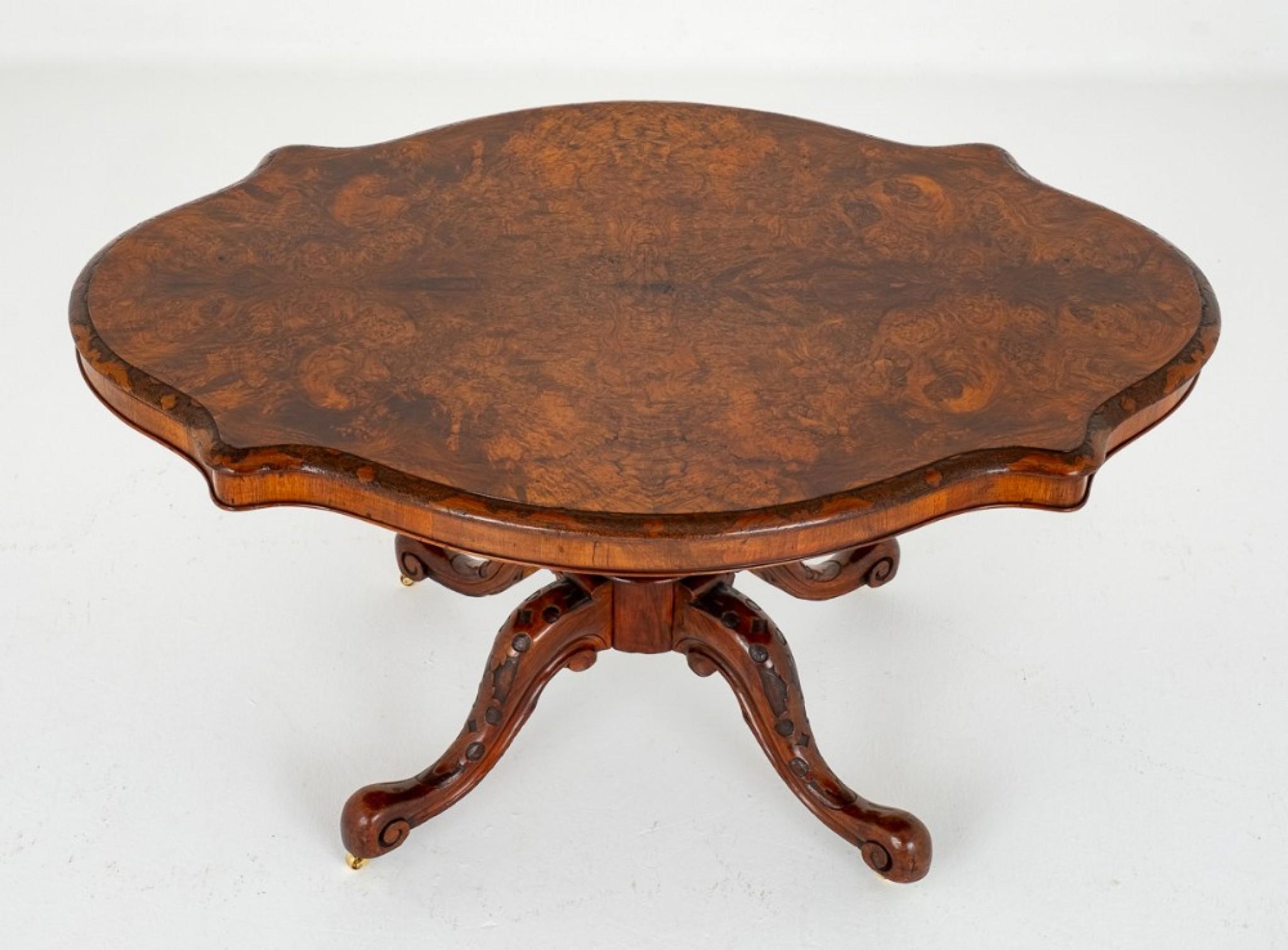 Mid-19th Century Antique Irish Loo Table Side Games Tables 1860 For Sale