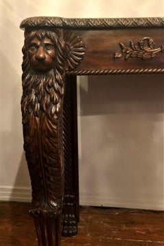 Antique Irish Mahogany Sideboard