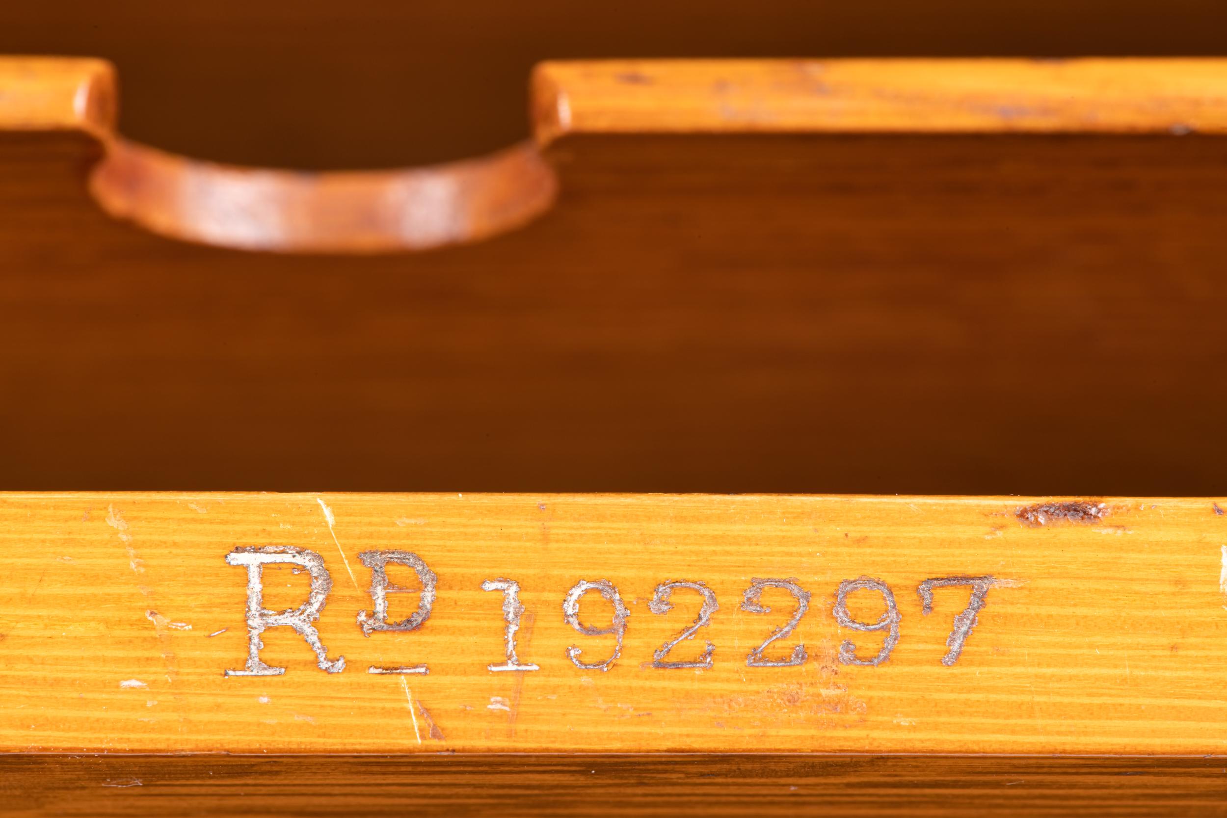 Antique Irish Oak & Brass Bound Stationary Letter Box For Sale 5