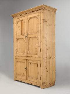 Antique Irish Pine Cupboard Made in the 1800's and Still Quite Original