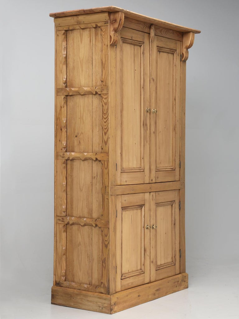 Antique Irish Pine Folk Art or Cupboard at 1stDibs