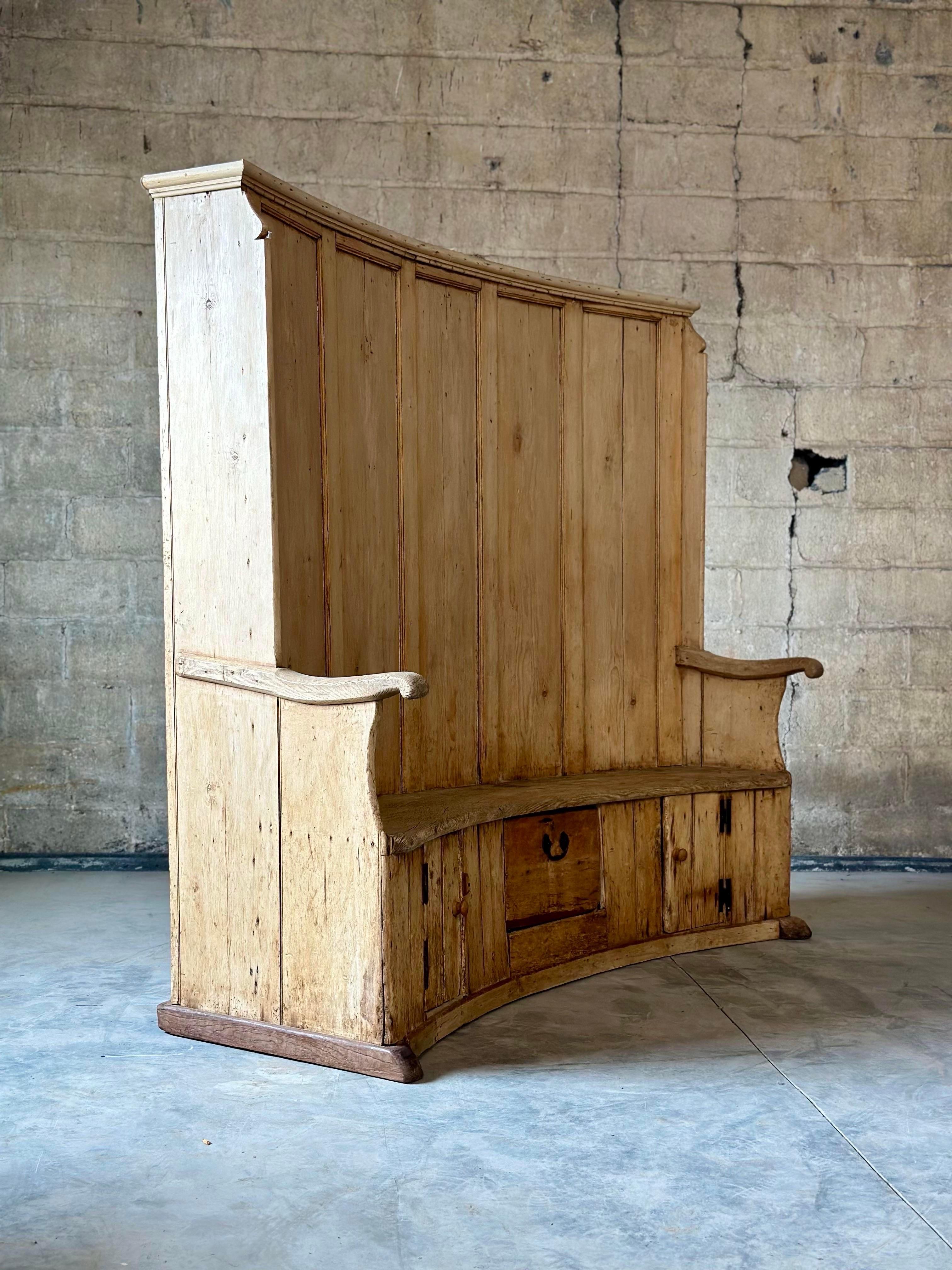 Georgien Banc de banquette irlandais ancien en vente