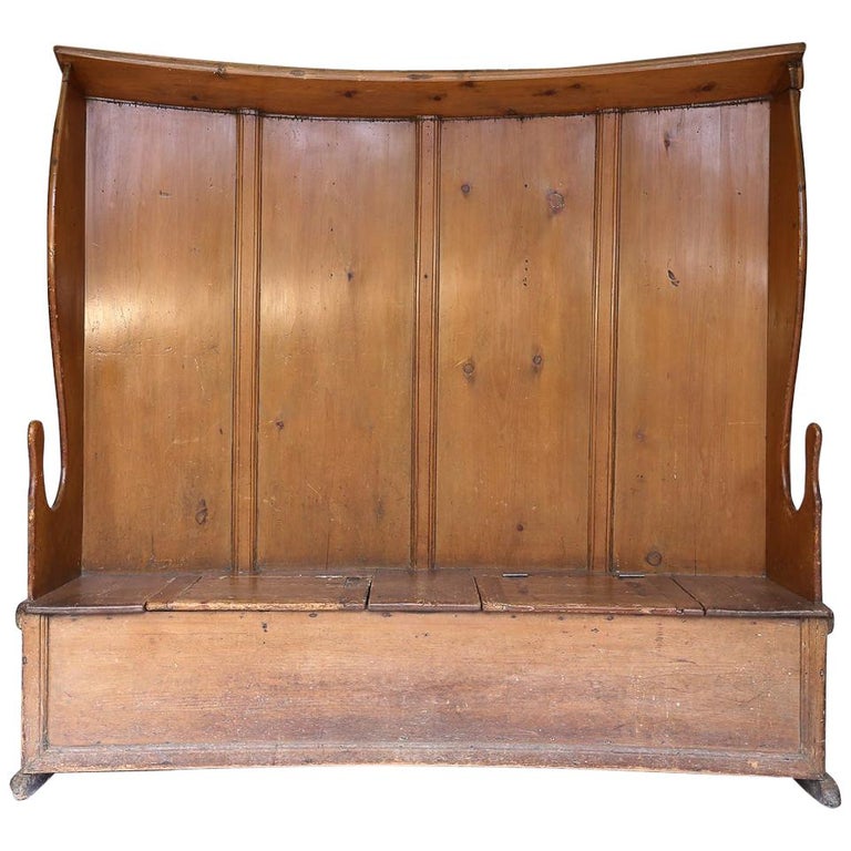 Antique Irish Settle For Sale at 1stdibs