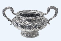 Antike irische Silberschale Dublin 1834 John Moore