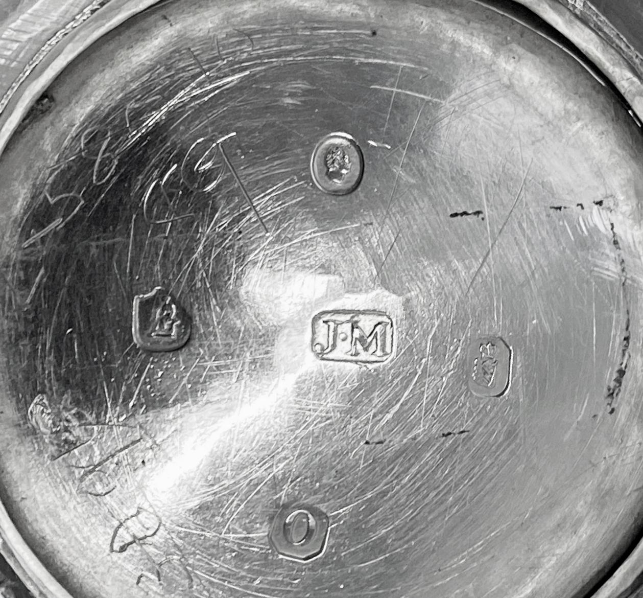 Antique Irish Silver bowl Dublin 1834 John Moore For Sale 2