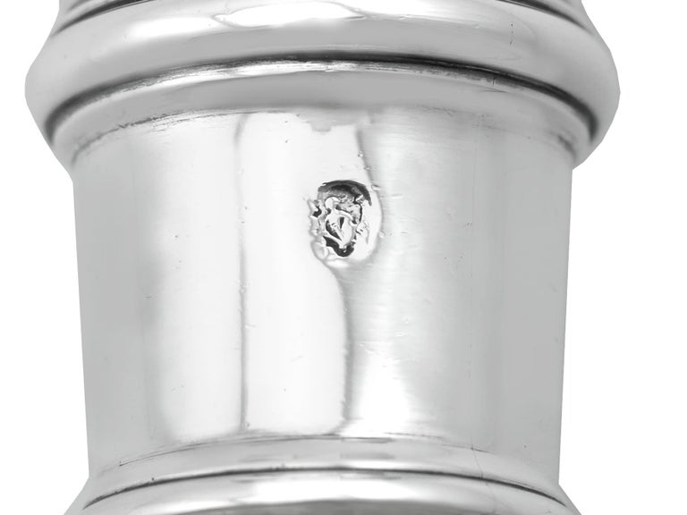 Antique Irish Sterling Silver Candlesticks, circa 1750 For Sale at 1stDibs