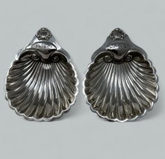 Antikes irisches Muschelgeschirr aus Sterlingsilber, William Egan Cork Hallmark Dublin