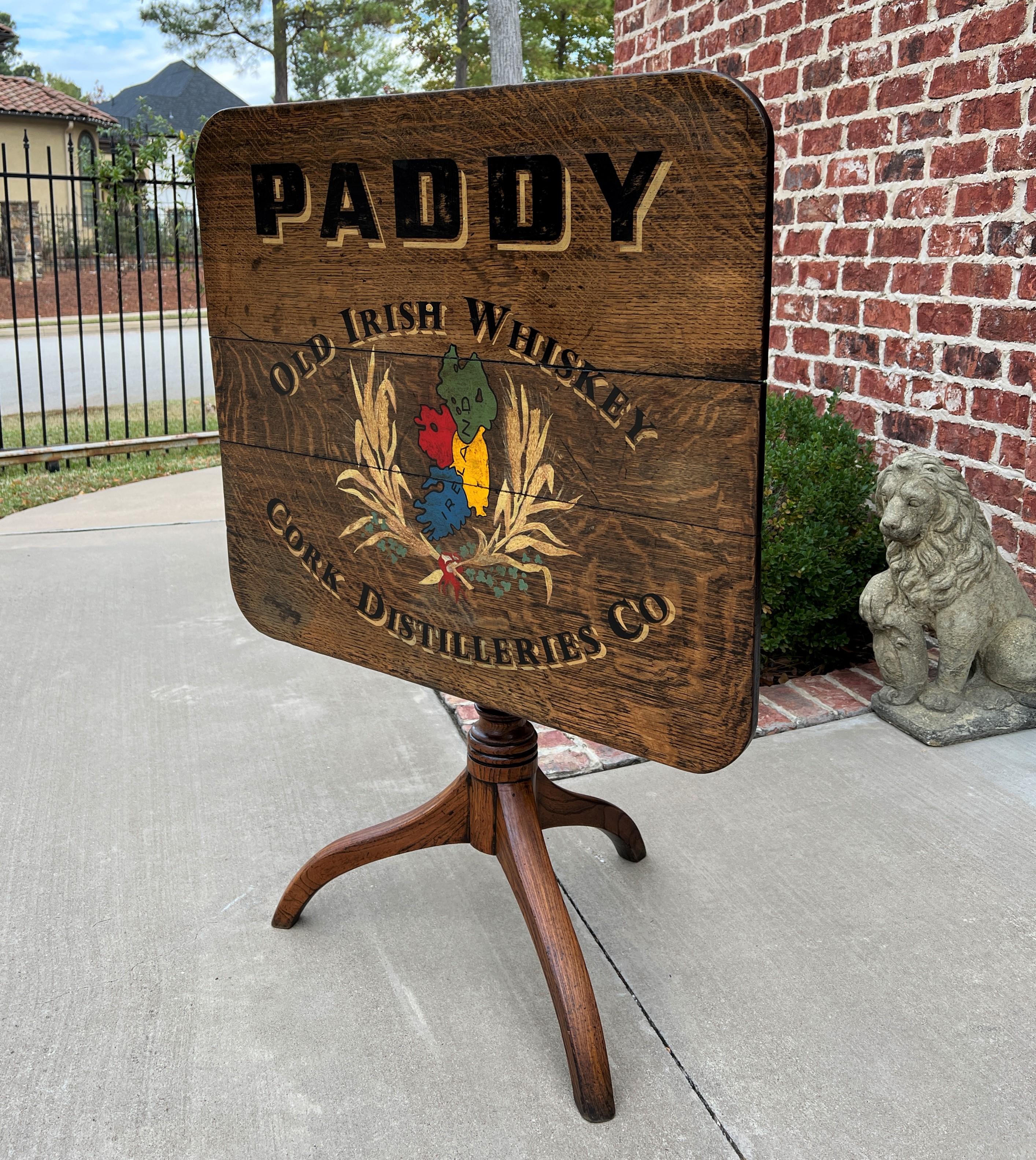 antique irish pub table