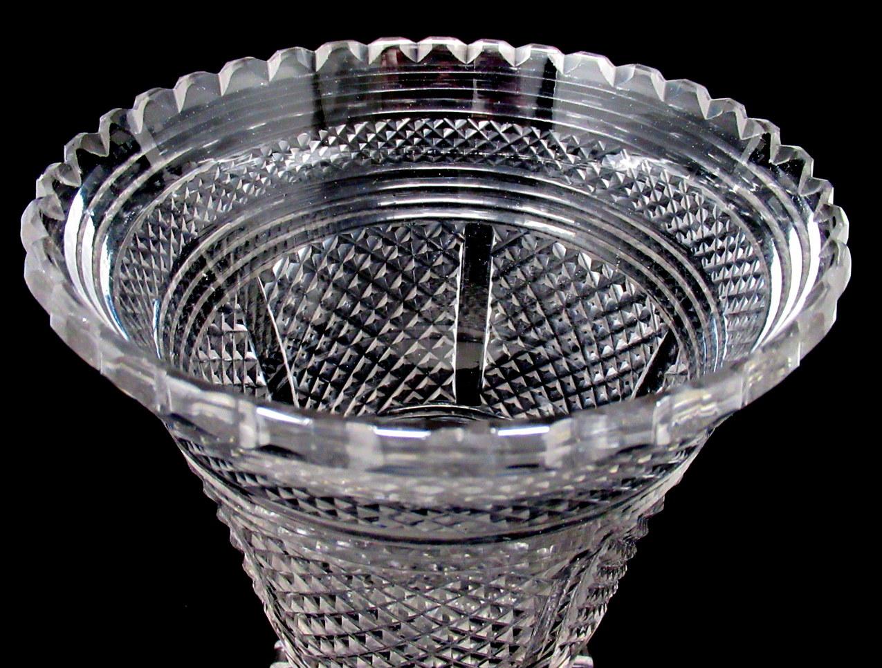 antique waterford crystal vase