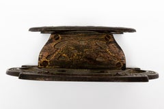 Antique Iron Art Nouveau Napkin or Letter Holder
