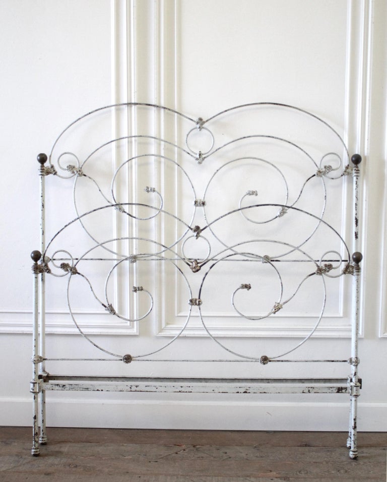 Antique Iron Bed Full Size at 1stDibs antique iron beds
