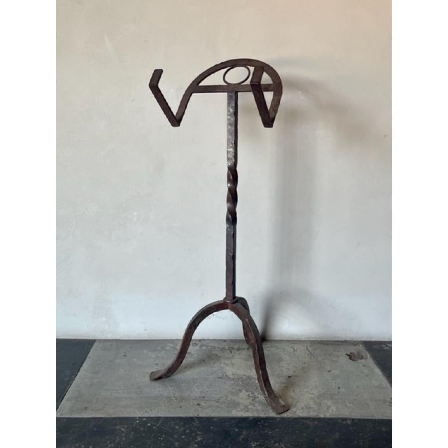 Cast Antique Iron Book Stand For Sale