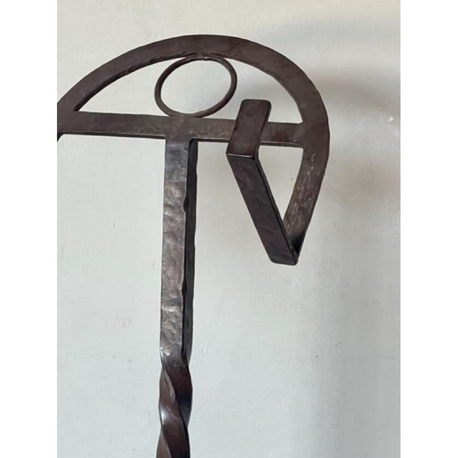 Antique Iron Book Stand In Good Condition For Sale In Scottsdale, AZ