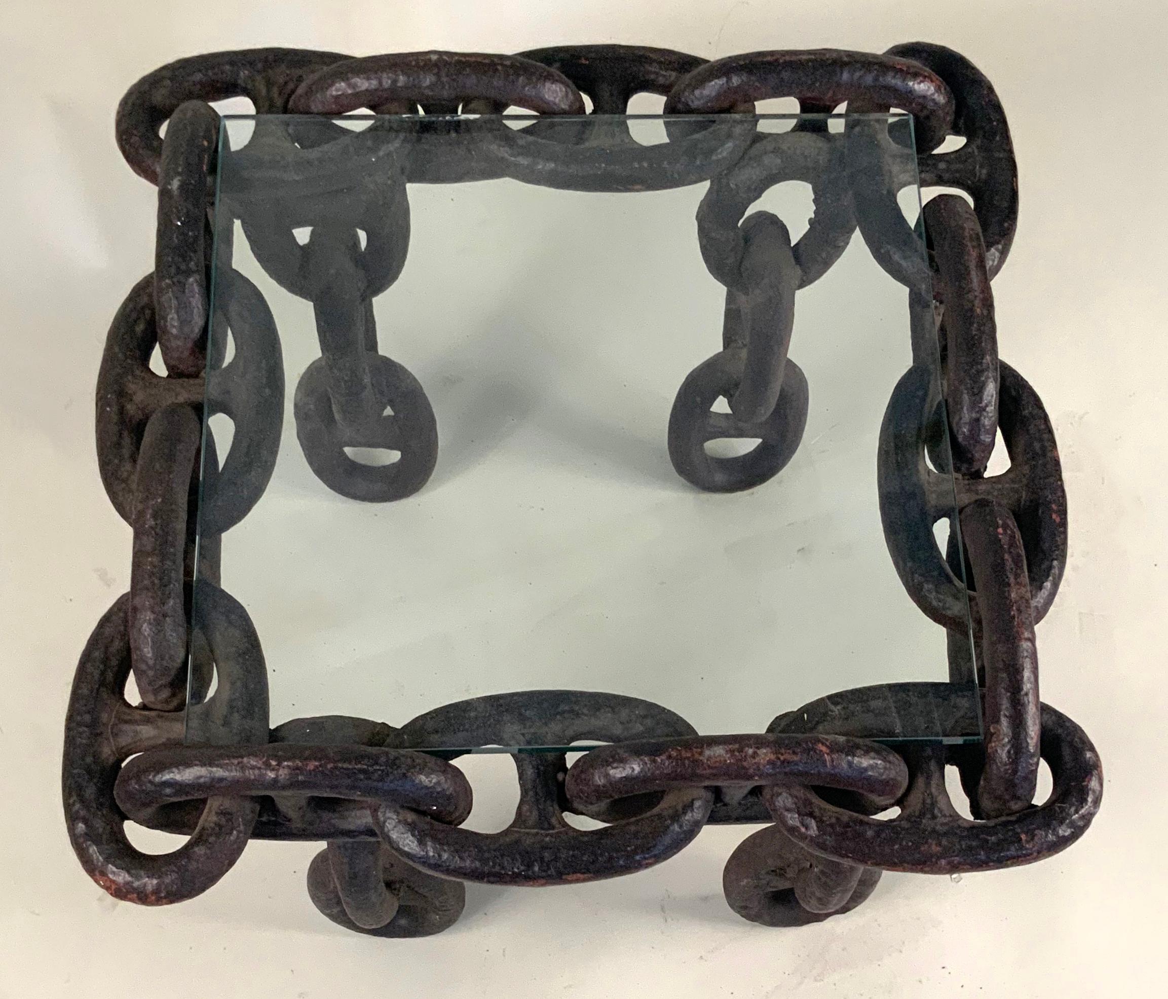 chain side table