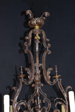 Antique Iron Chandelier