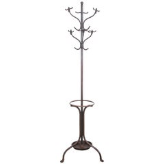 Antique Iron Coatrack