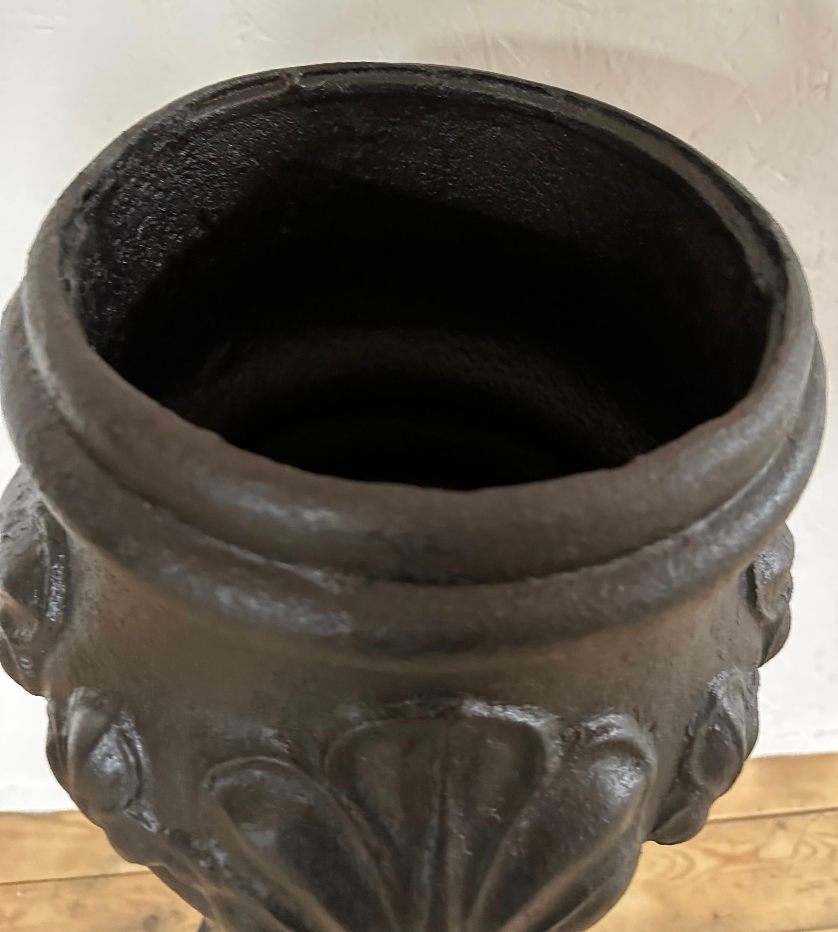 19th Century Antique Iron Column Pedestal or Plinth For Sale