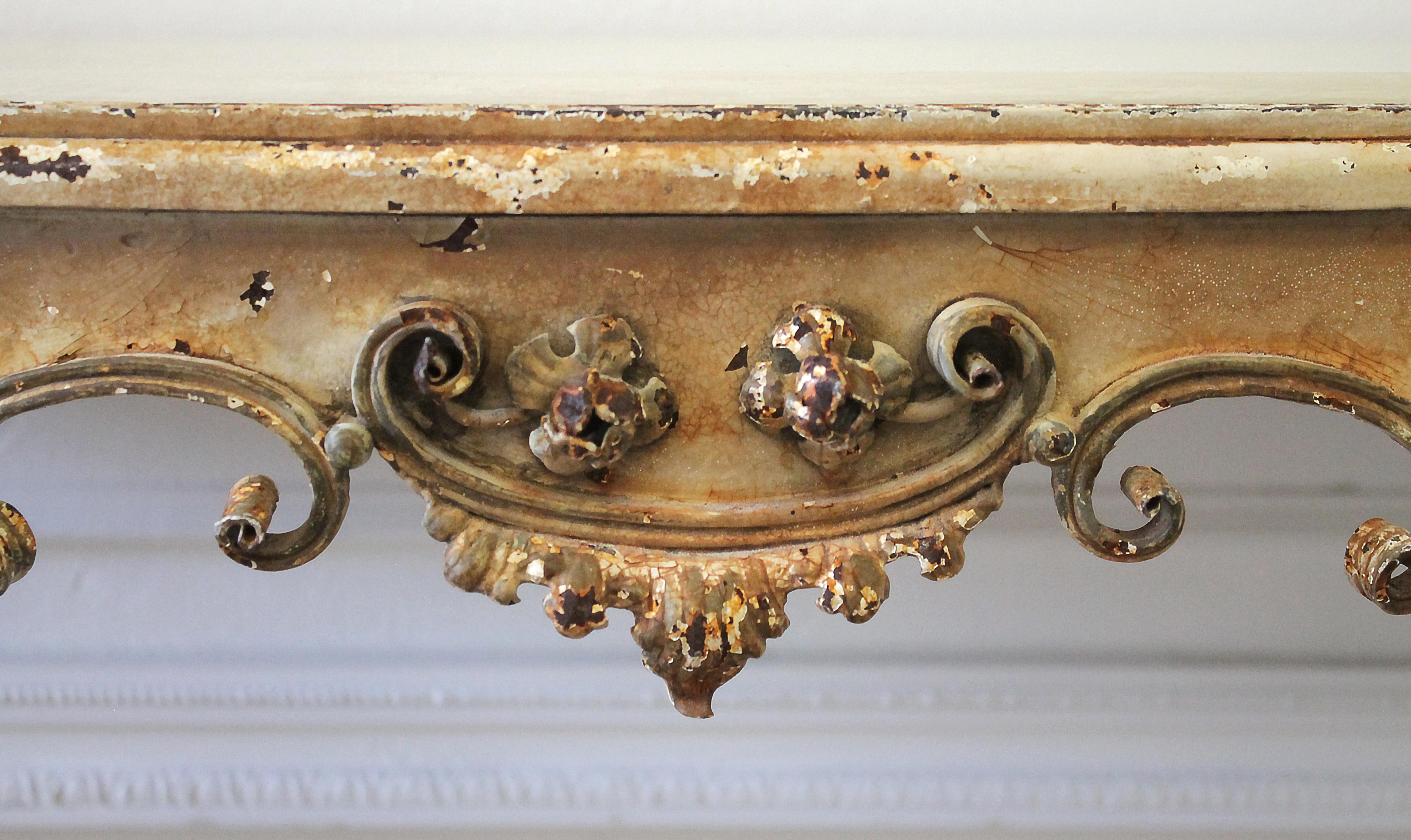 Antique Iron Decorative Console Table 5