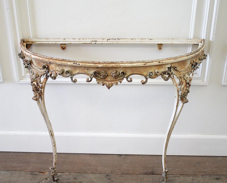 Antique Iron Decorative Console Table at 1stDibs antique iron console