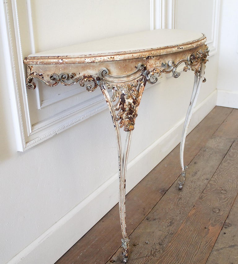 Antique Iron Decorative Console Table at 1stDibs antique iron console
