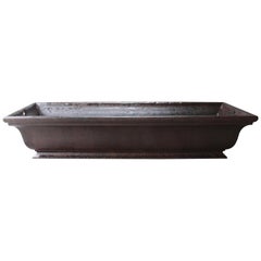 Antique Iron Drinking Trough from 1885 from Varigney Haute Saone, French trough