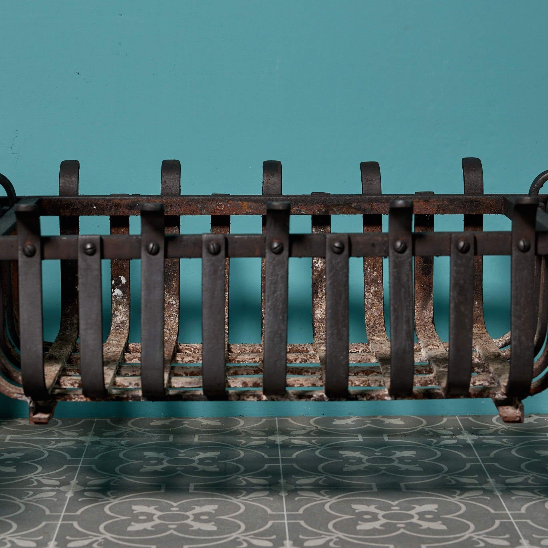 Rejilla para hogueras antigua estilo Arts & Crafts Inglés en venta