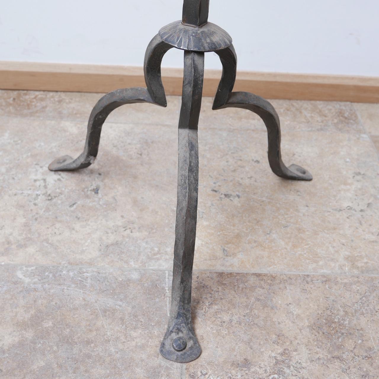 Antique Iron French Floor Lamp For Sale 4