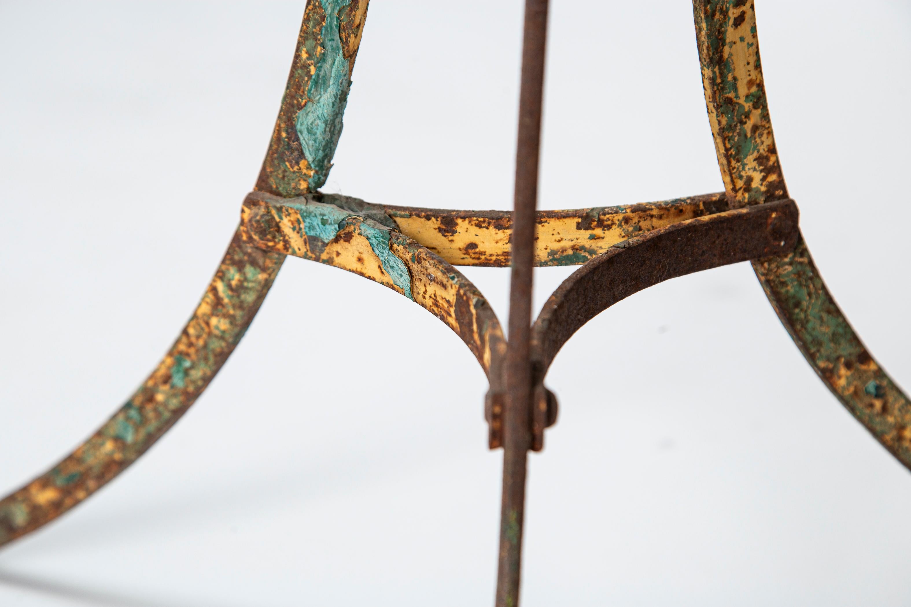 20ième siècle Table de jardin ancienne en fer, Arras, France, vers 1900 en vente