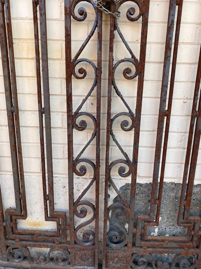 Antique Iron Gate at 1stDibs antique iron gates
