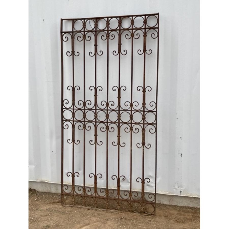 French Antique Iron Gate For Sale