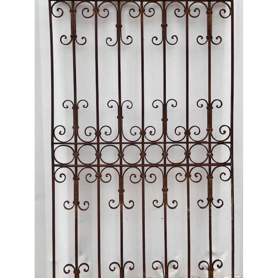 Antique Iron Gate In Distressed Condition For Sale In Scottsdale, AZ