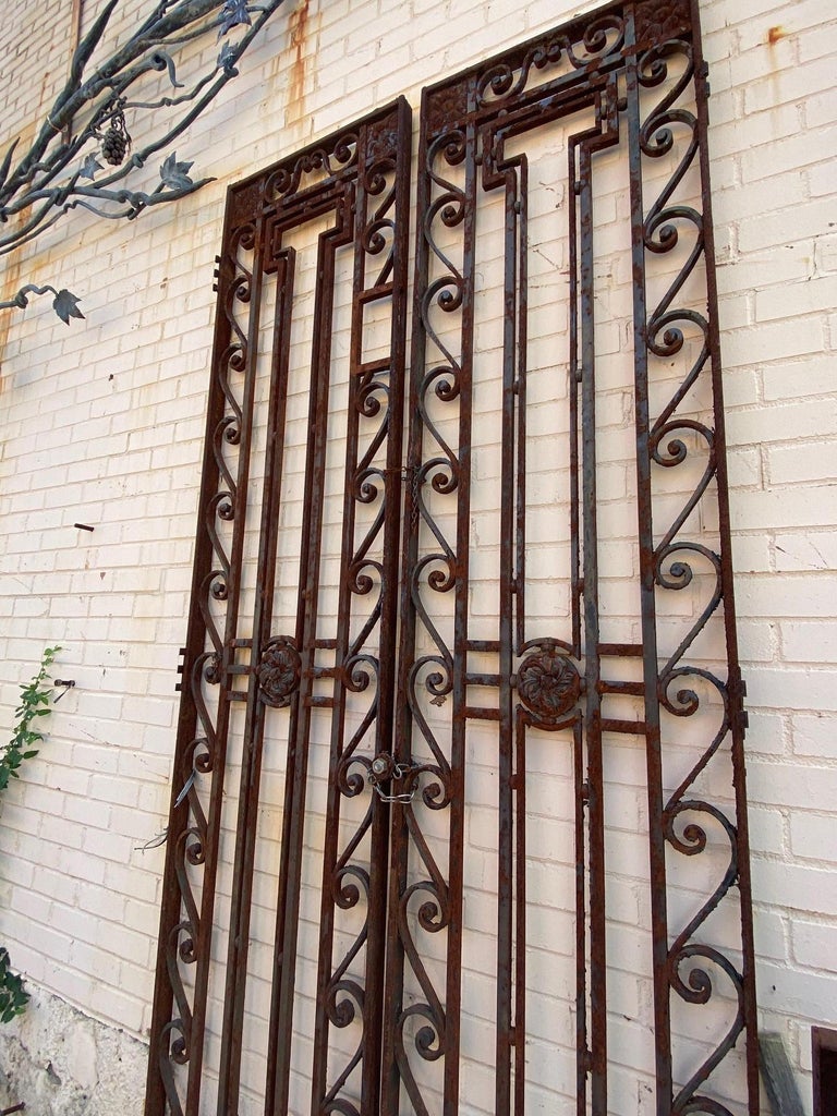 Antique Iron Gate at 1stDibs antique iron gates