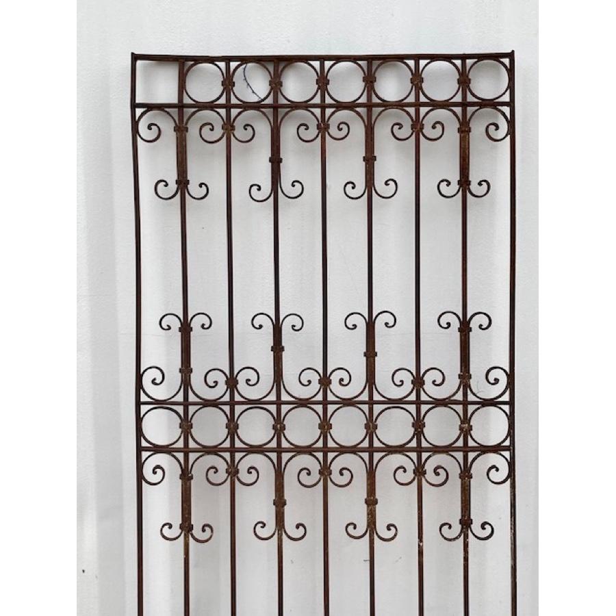 19th Century Antique Iron Gate For Sale