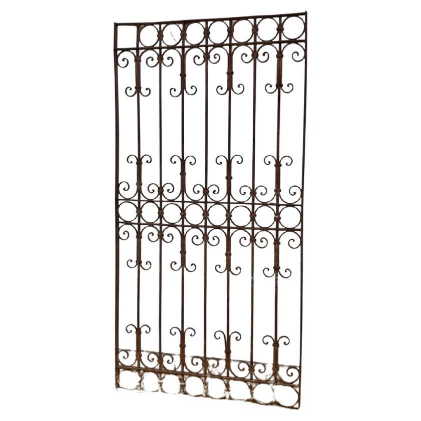 Antique Iron Gate For Sale